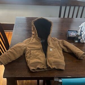 Carhartt Kid’s Canvas Insulated Hooded Active Jacket